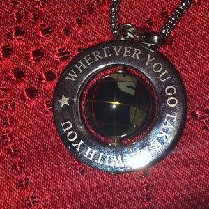 SWEDISH GLOBE PENDANT WITH NECKLACE